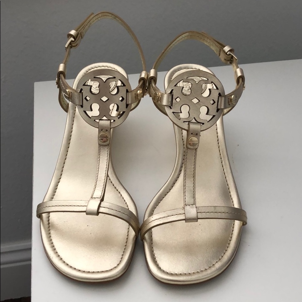Tory Burch Miller Wedge Sandal, size 7